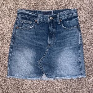 Lucky Brand Classic Blue Denim Mini Skirt